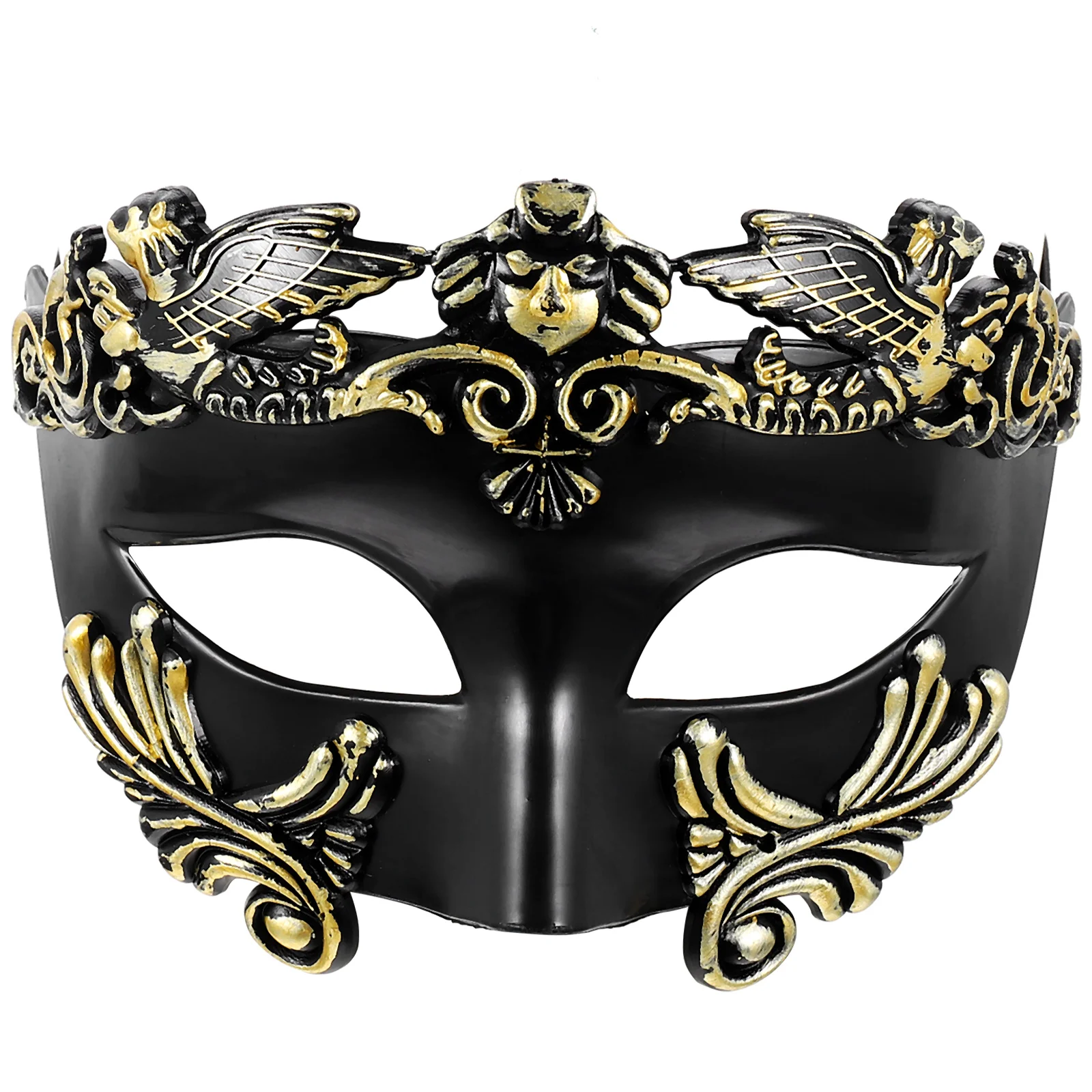 

Half Face Mask The Cosplay Masquerade Halloween Costume Clothing Plastic Painted