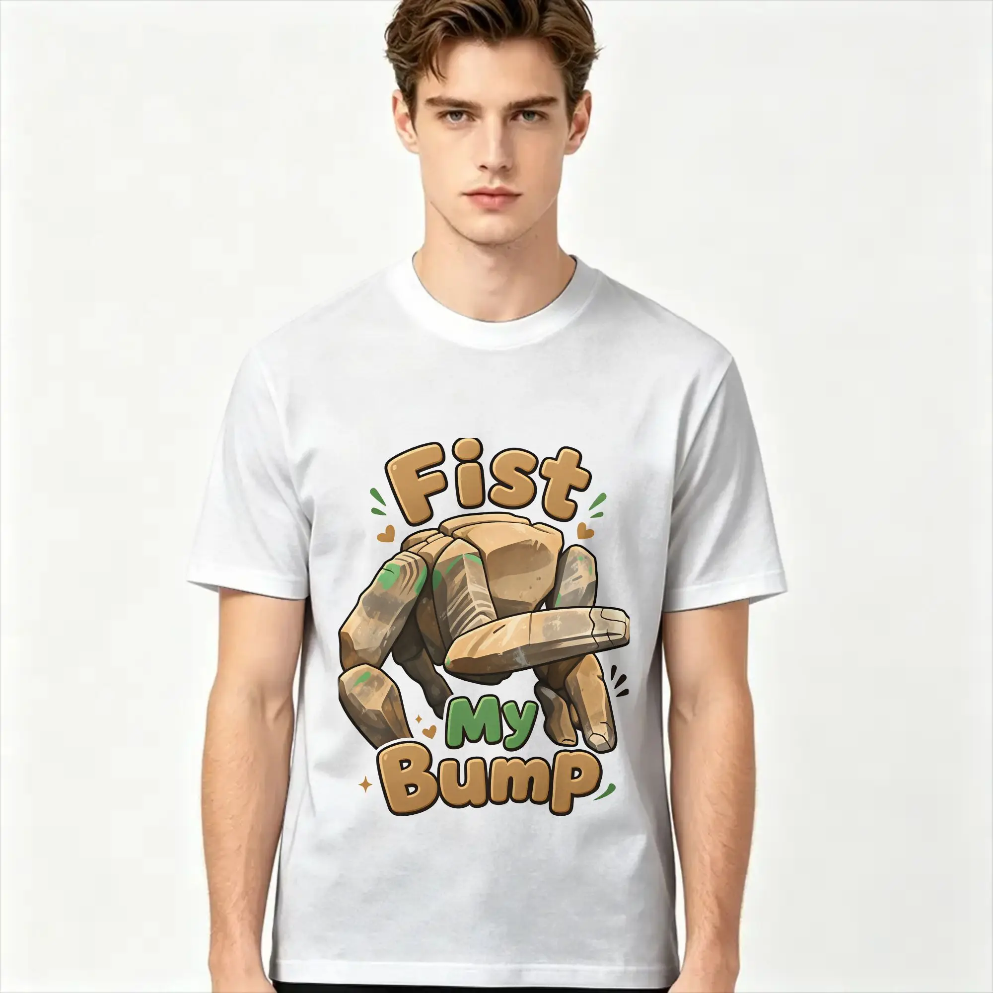 Project Hail Mary Fist My Bump T-Shirt Summer  Cotton T Shirts For Adult Fashion Print Tee Shirt Short Sleeve Y2K Retro Tees