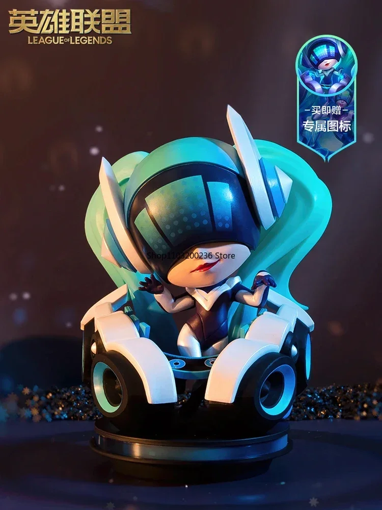 Original LOL League of Legends DJ Sona Buvelle Maven of The Strings Game Anime Figures Collectible Ornaments Model Toys Gift