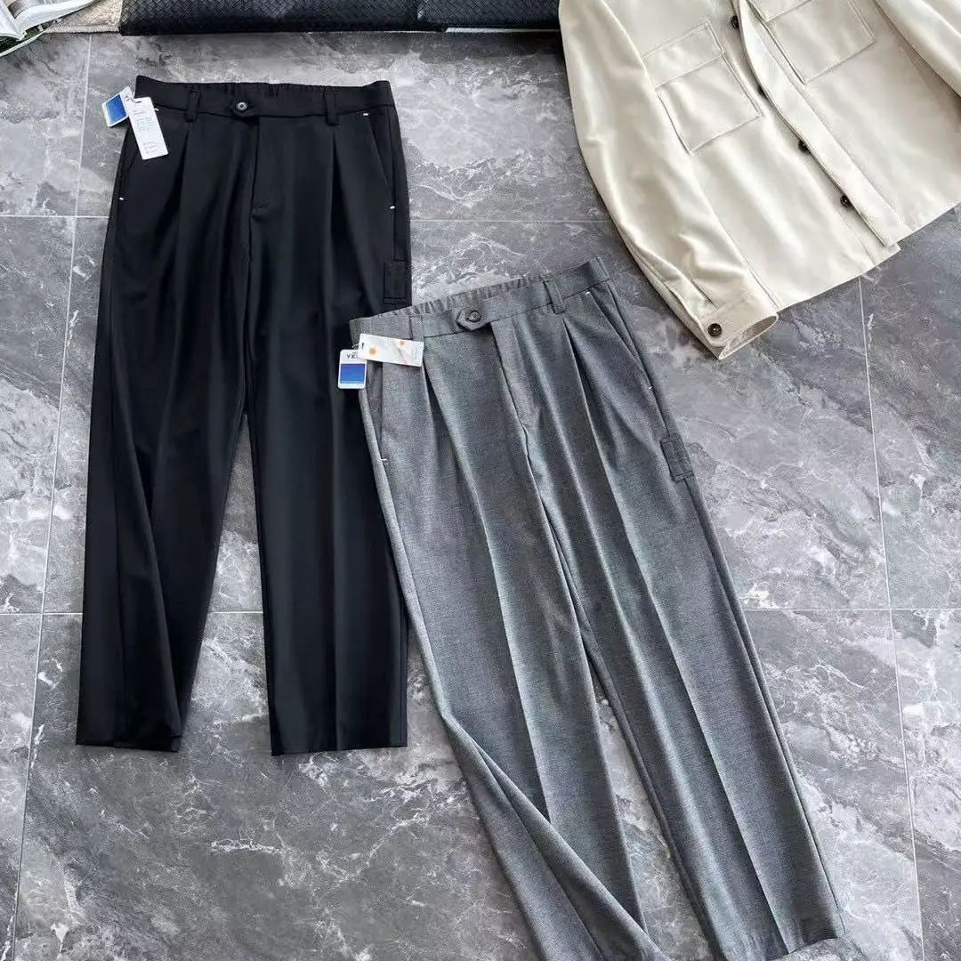 BC Italian new fashion casual trousers men's old money style business simple versatile trousers