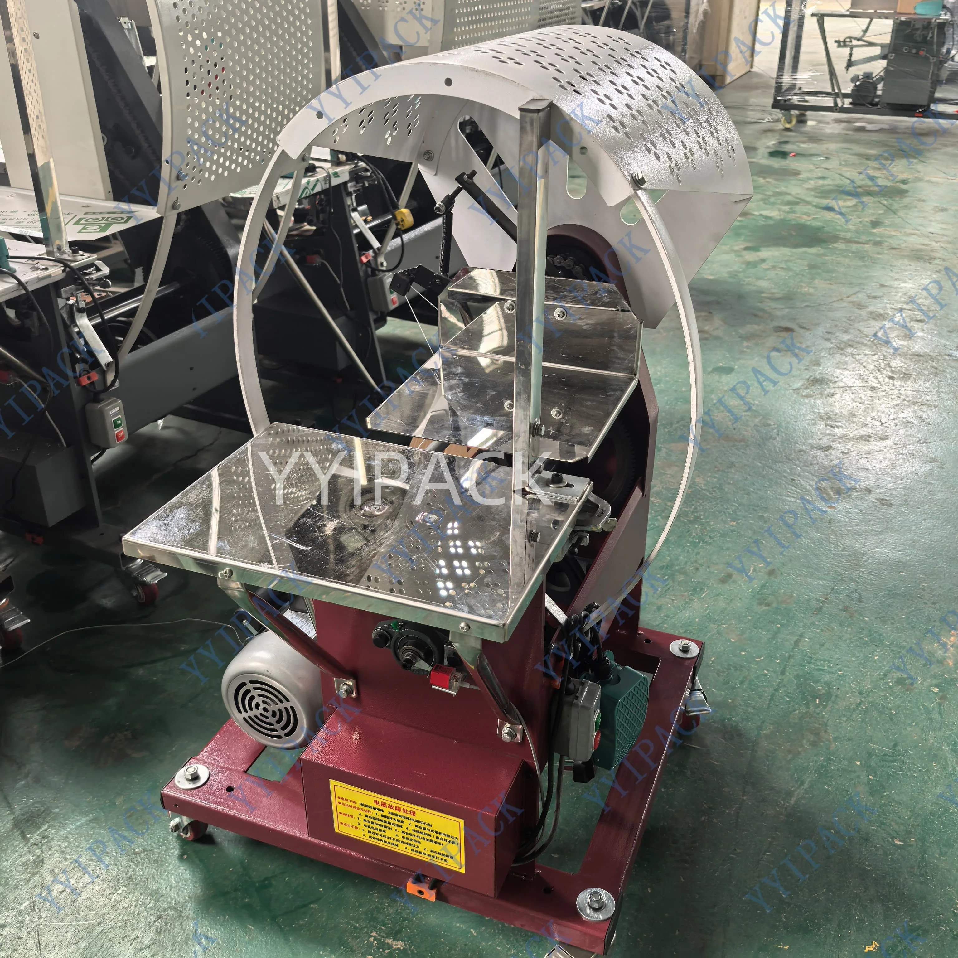 Automatic cotton rope binding machine portable vegetable and fruit packaging rope binding device