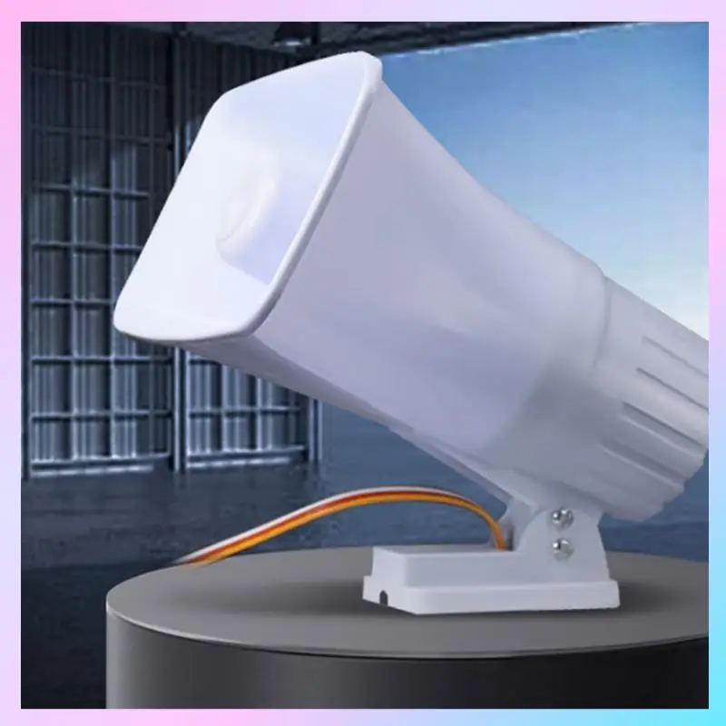 AB25-DC 12V Filo 30 Watt Sirena Dual Tone Interno/Esterno 120Db Sirena Super Allarme Corno Sirena di Allarme di Sicurezza