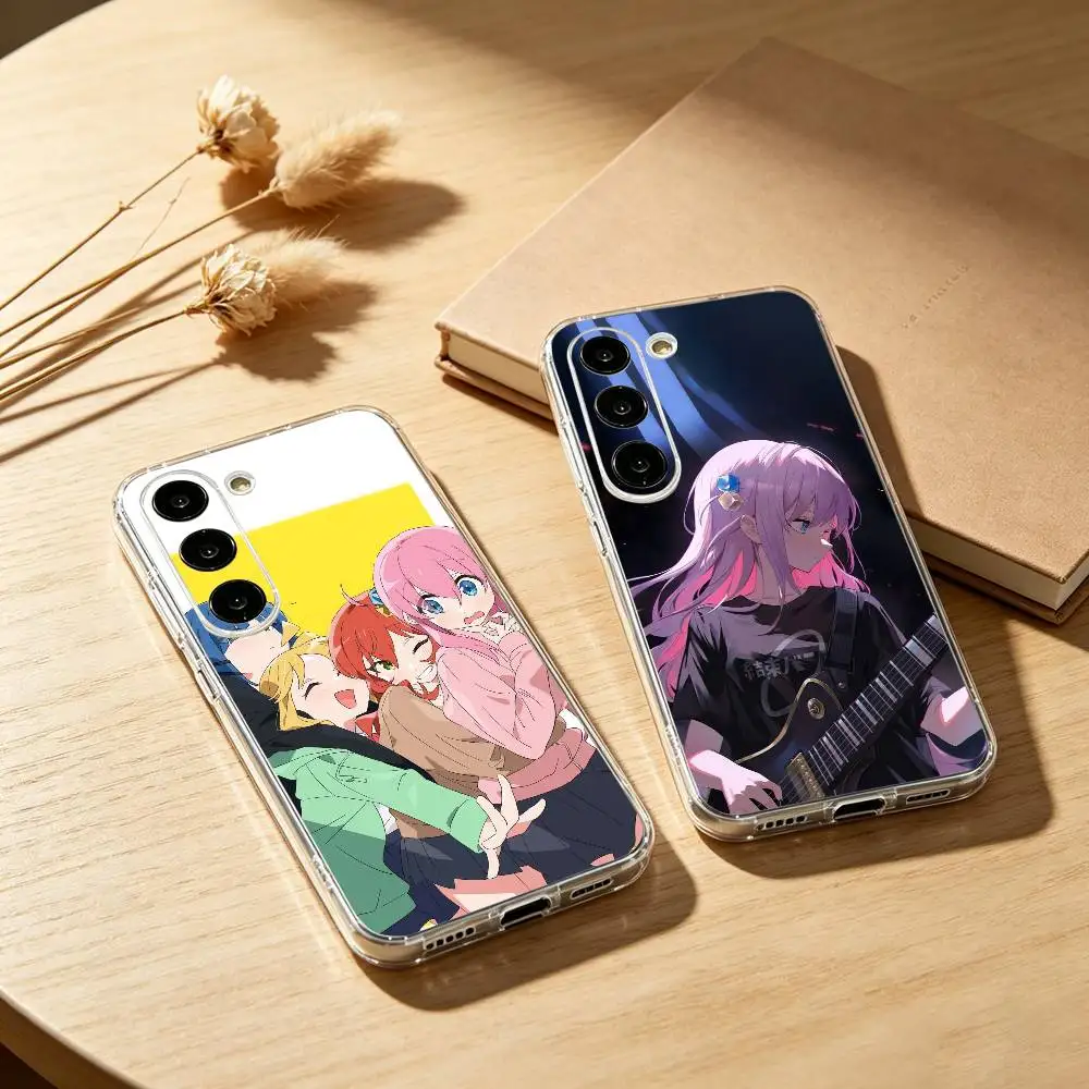 Bocchi the Rock Phone Case For Samsung Galaxy A91,80,73,72 ,71,53,52,32 ,31,22,21s,20,Transparent Case