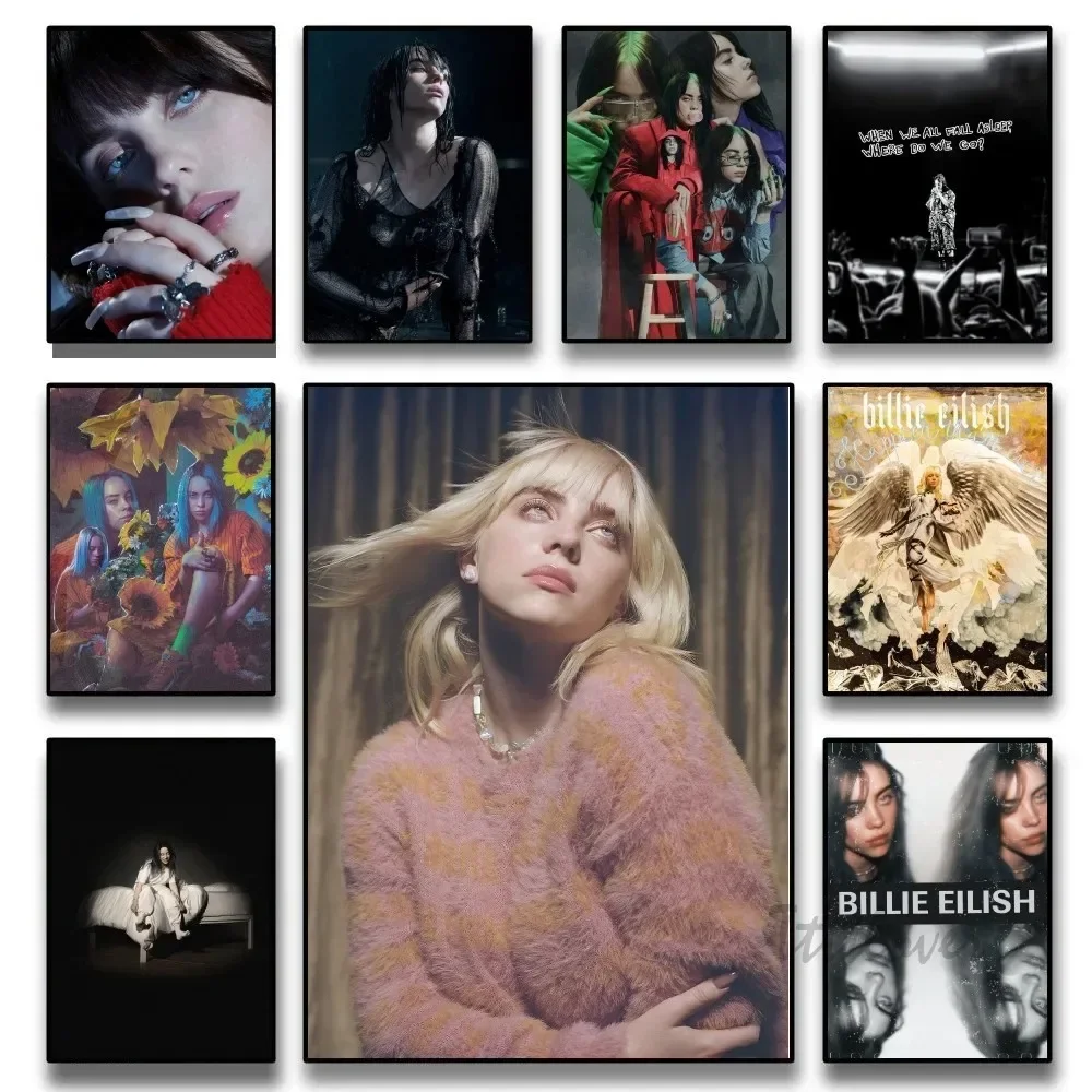 Famous Singer Entrance Bar B-Billie Restaurant Canvas Painting Posters and Prints Wall Art Pictures for Living Room Decoration