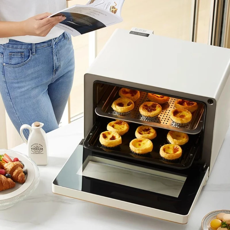 蒸し、ベーキング、フライ機 26L 304 ステンレス鋼インナーライナーセラミック釉薬コーティング 12H 予約 Forno Pizza