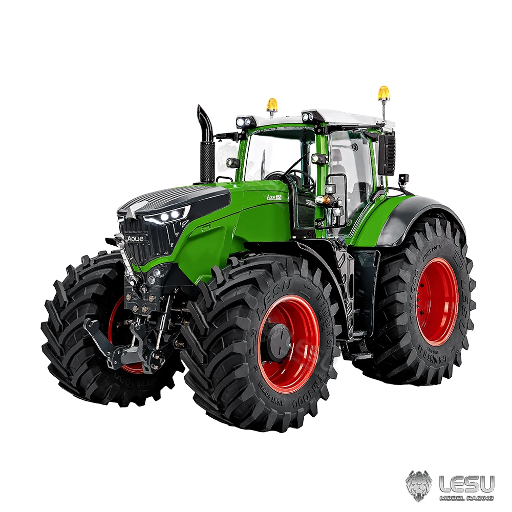 LESU 1050 RC Car 1/14 4x4 RC Hydraulic Tractor Metal RTR Model Aoue-1050 Farm Truck Model Adult Remote Control Car Toy