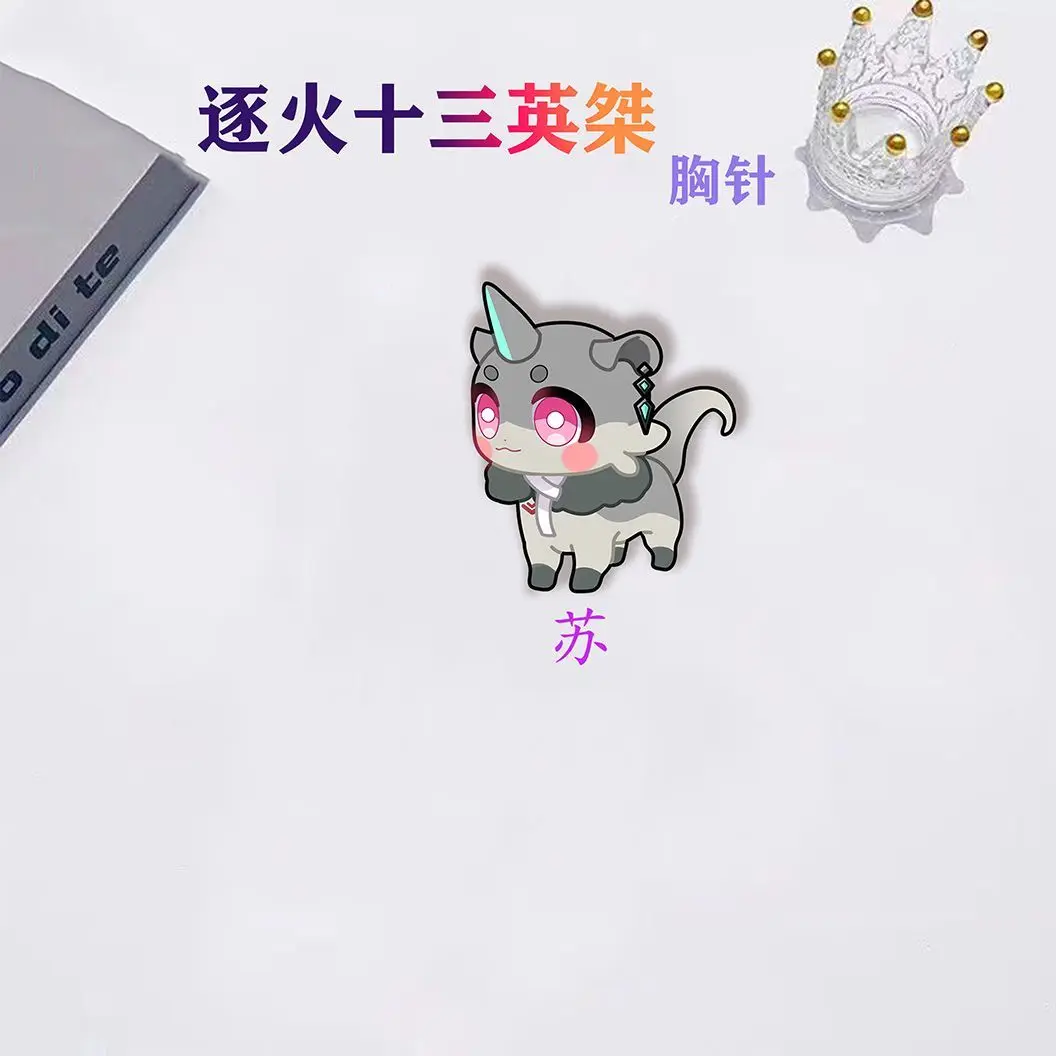 14 قطعة جديد هونكاي تأثير 3rd إليسيا شارات أنيمي لطيف دبابيس التلبيب دبوس DIY بها بنفسك حقيبة الظهر قبعة الملابس والاكسسوارات تحصيل الهدايا