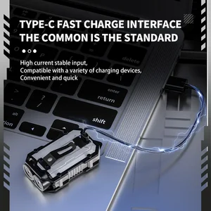 High Gloss Lantern LED LED Mini Schlüsselbund Lichtquelle im Freien Camping Multifunktionsfischereiwerkzeuglampe 10 Hauptverkäufe multifunktionale Schlüsselanhänger - №3