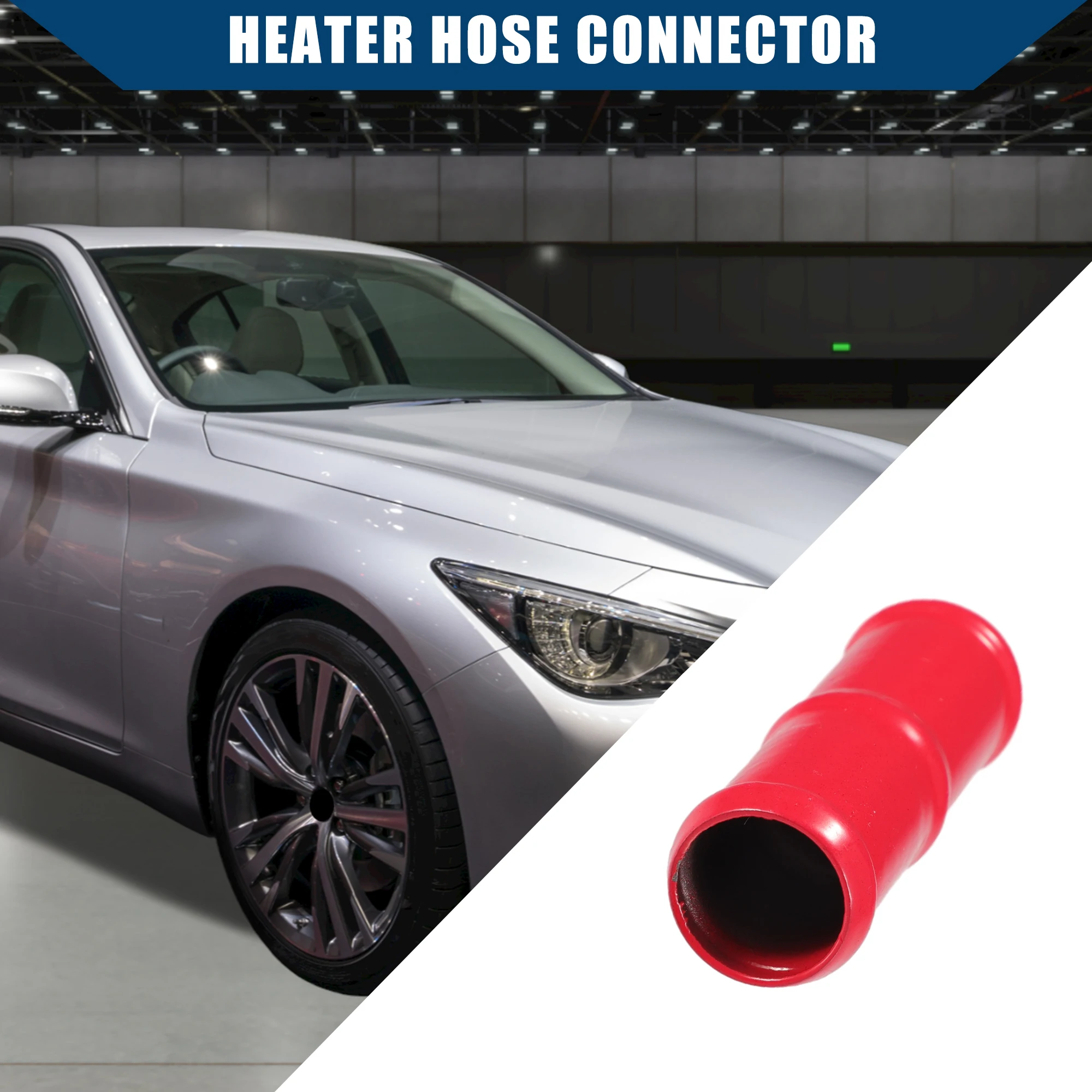 UXCELL No.92417JK20A Heater Hose Connector for Nissan for Infiniti Aluminum Alloy
