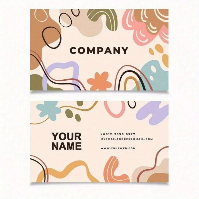 Custom Business Cards 1000pcs - Add Your Logo Multiple Styles Free Design, Standard Size Print for Small Business
