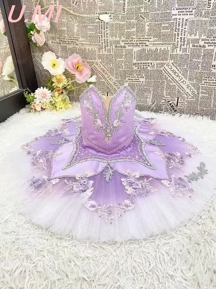 

Ballet dress Custom lilac Sleeping Beauty Variations Flower Fairy Tutu dress professional ballet dress