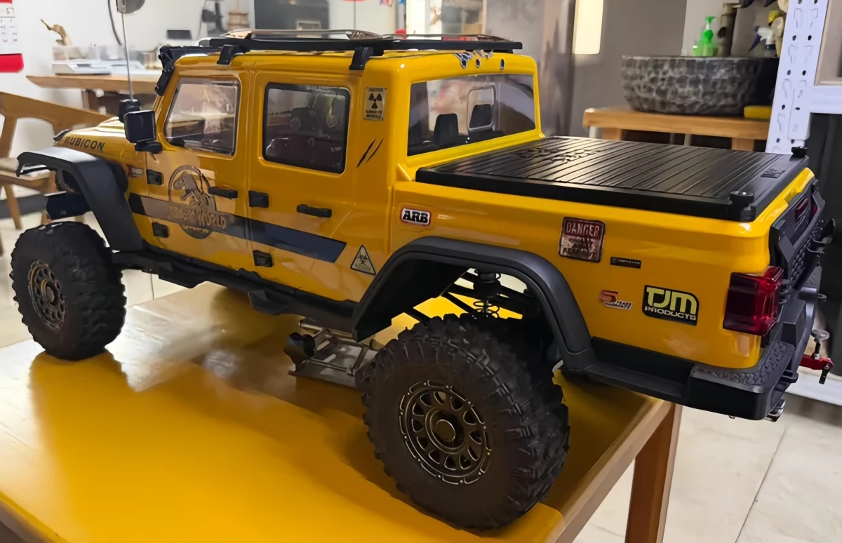 3D Printed Sliding Bed Cover for Chuangke CK5812 1/7 Gladiator