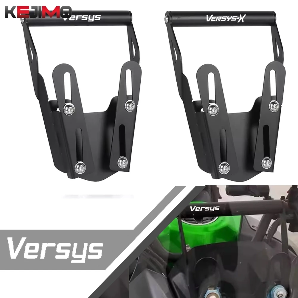 

Navigation Bracket Mount Smartphone GPS Holder For Kawasaki VERSYS X300 X250 X-300 2017-2020 2023 2024 2025 Versys250 Versys300