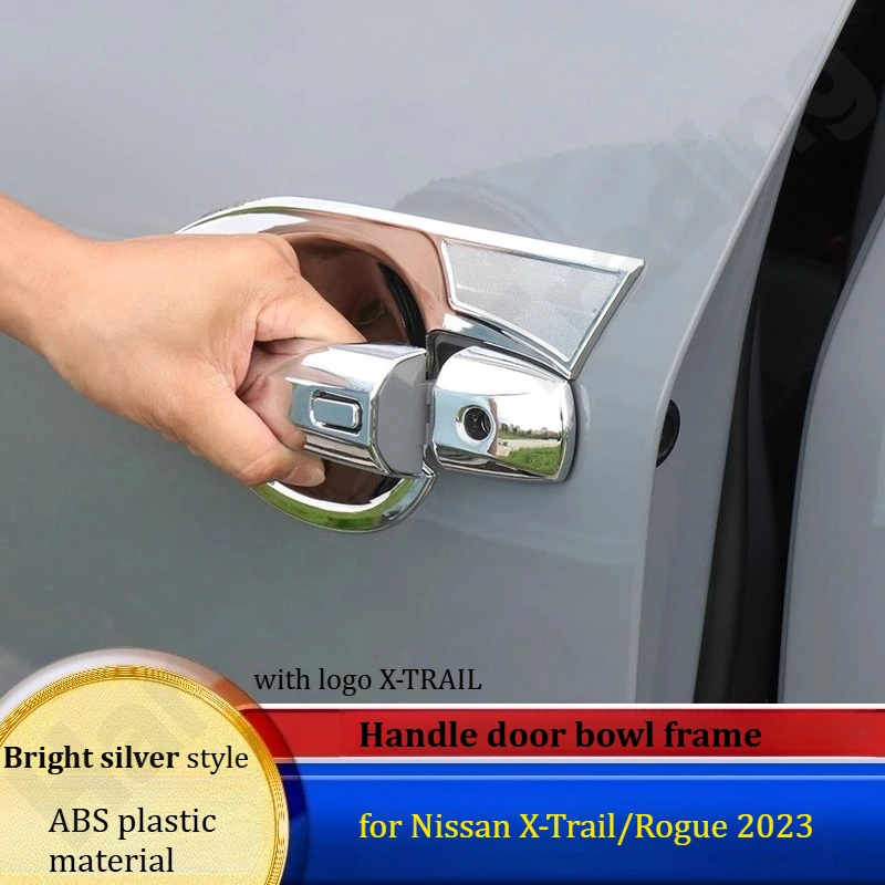 

for Nissan X-Trail/Rogue 2023 Super mixed e-POWER version Handle door bowl sticker/modified anti scratch glitter/door handle