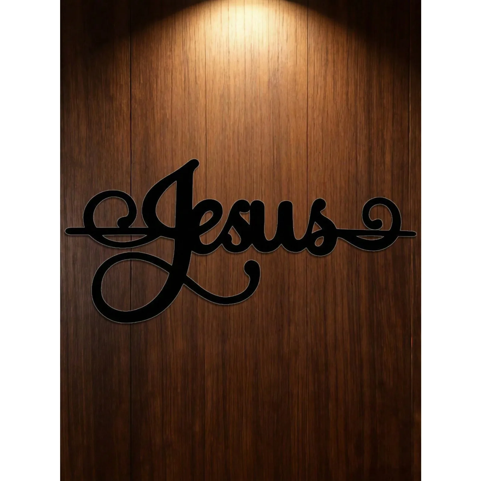 CIFBUY Iron Wall Art Retro Exquisite Symbol Waterproof Metal Sculpture For Home Office Bathroom Room Hanging Decor Gift