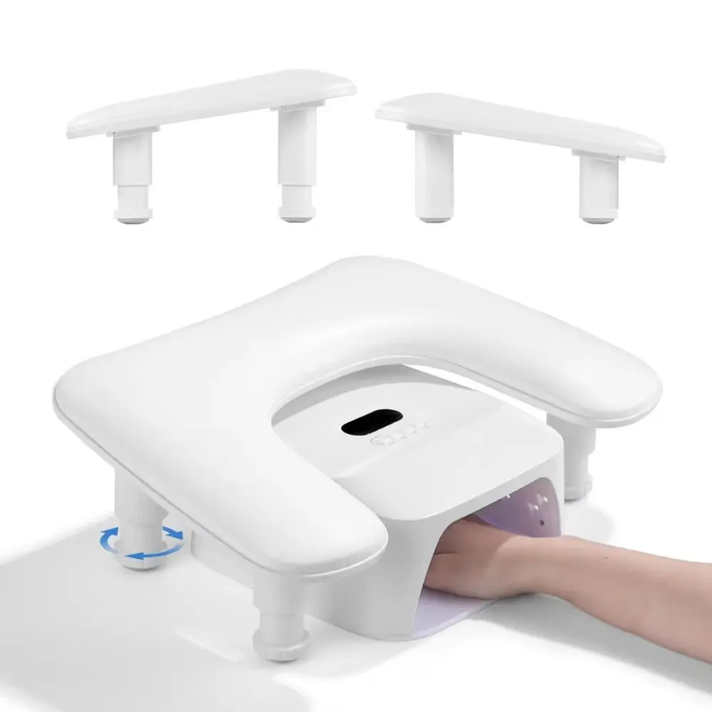 

U-shaped Manicure Hand Pillow Rotating Lifting Ergonomic Arm Rest Stand Waterproof Non-slip Nail Arm Rest Cushion