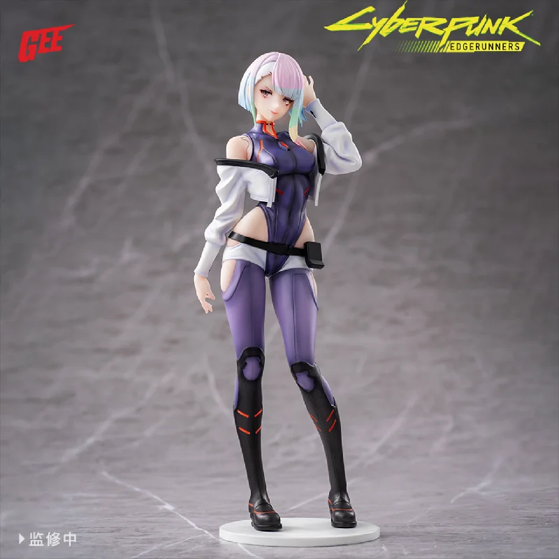 متوفر في المخزون AniMester CYBERPUNK EDGERUNNERS LUCY 1/7 أنيمي Pvc نموذج لجسم جمع سطح المكتب الحلي ألعاب جميلة هدايا العيد