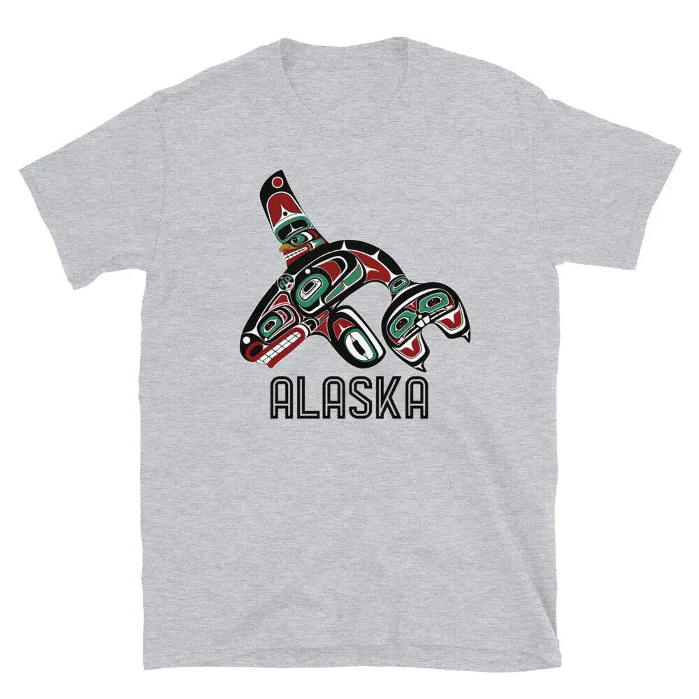 Indigenous Shirt Alaska Orca Art Style T-Shirt 2 For Men Clothing Women Tees Y2K Tops Unisex Summer