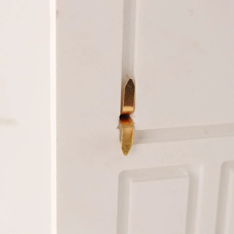 2 قطعة مشابك براد المعدنية حلقات سحب مشابك ورق براد صغيرة مقبض درج عتيق حلقة إكسسوارات تزيين يدوية ذاتية الصنع #3