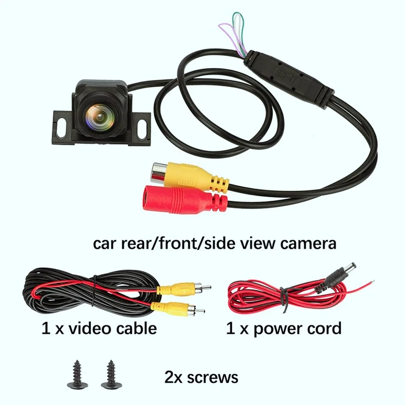 Cámara de visión trasera de coche 1080P/CVBS AHD lente de 170 grados visión nocturna estacionamiento inverso imagen en Color HD cámara de visión trasera de coche
