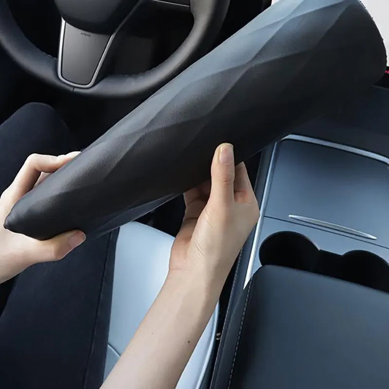 ل تسلا نموذج 3 نموذج Y غطاء وحدة التحكم المركزية TPE مسند الذراع وسادة غطاء حامي الديكور حامي الملحقات