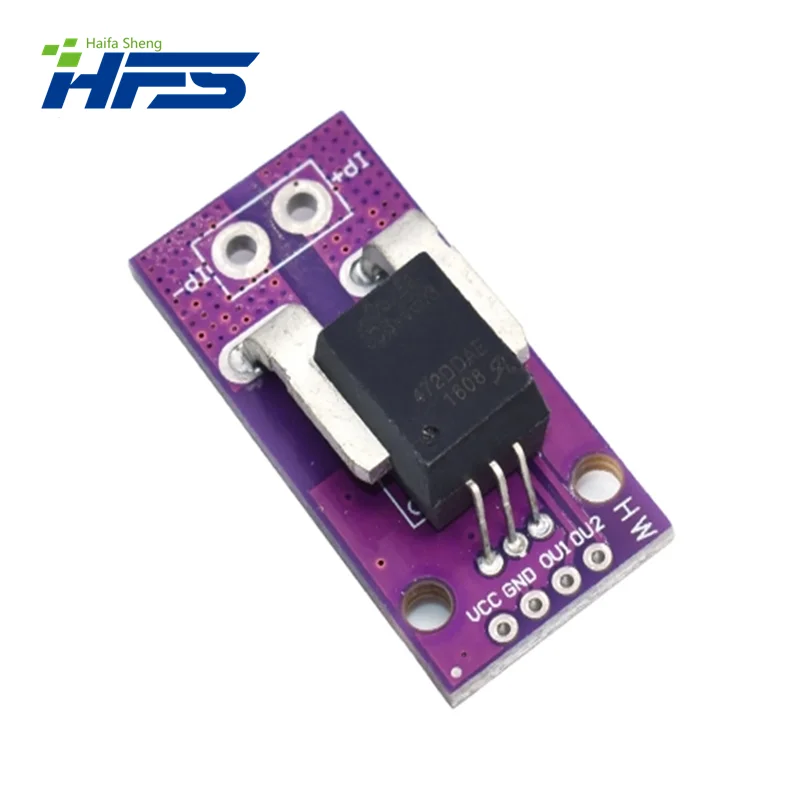 Eletrônico PCB Board Module, Sensor de corrente, Hall, Oficial, Novo Kit DIY, ACS758LCB, ACS758LCB-050B-PFF-T
