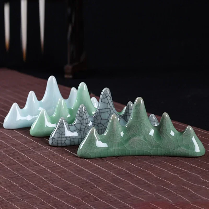 Porte-stylo en céramique, porte-pinceau d'écriture de peinture, porte-stylo de calligraphie chinoise de bureau, peinture à l'encre aquarelle, fournitures scolaires et de bureau