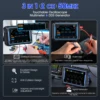 タッチスクリーン付きデジタルオシロスコープ,ポータブルマルチメータ,信号発生器,3in 1デュアルチャネル,自動オシログラフツール,50mhz,2c53p 3