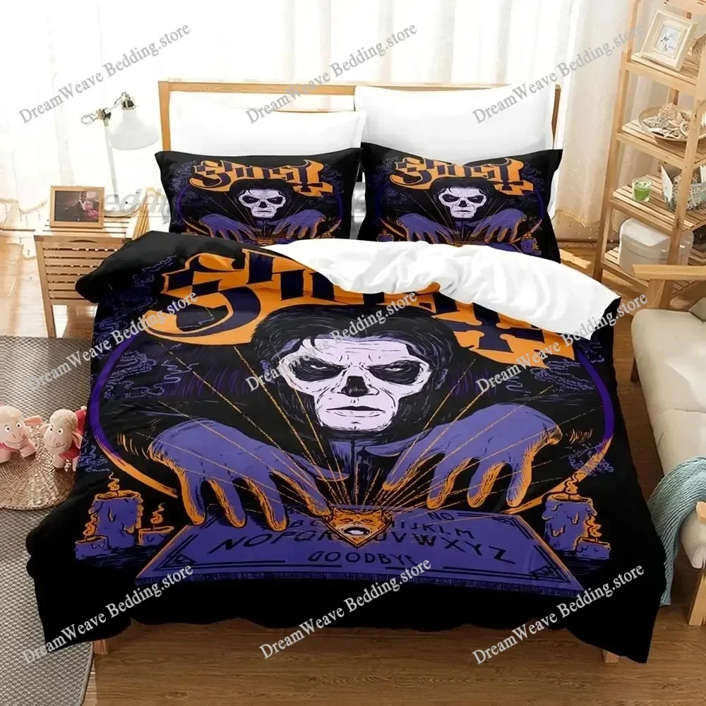 

3D Print Hip Hop Ghost Rock Band Tank Bedding Set Single Twin Full Queen King Size Bed Set Aldult Kid Bedroom Duvet Cover Sets