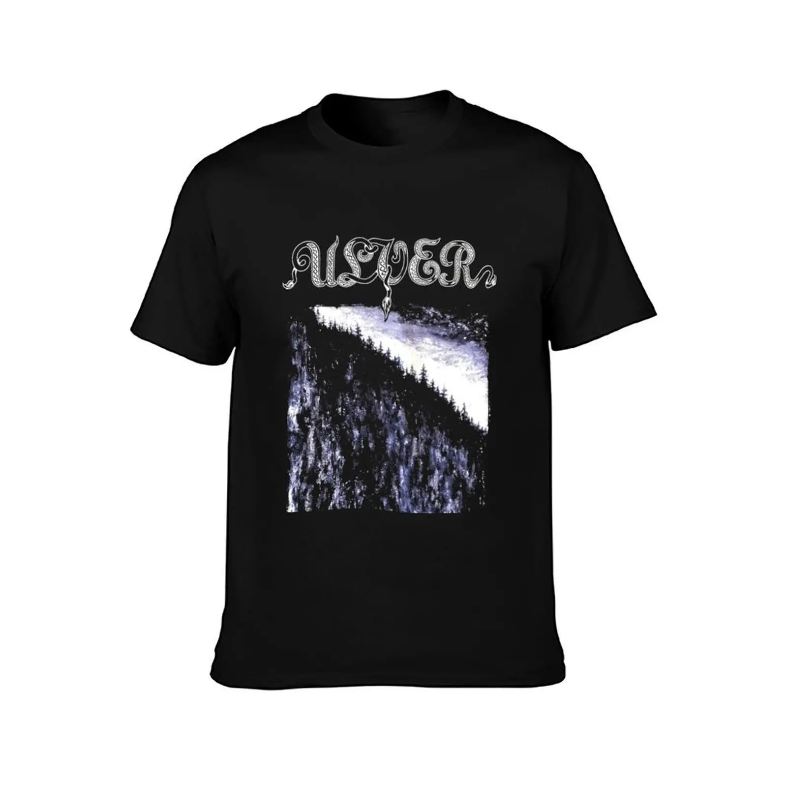 Ulver T-Shirt Basic Solid Color Short Sleeve Cotton Top T-Shirt