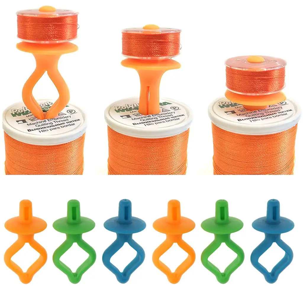 12 Stück Fadens pule Hugger Nähen gemischte Werkzeuge Silikon faden Spulen halter Clips Klemmen für Nähmaschine