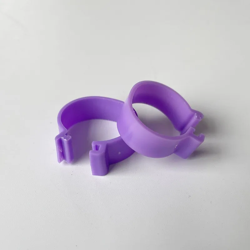 108 pcs Farm Animal ID Rings, Farm Animal Breeding, Easy Snap-On Apply, Random Color Assortment, Multipurpose