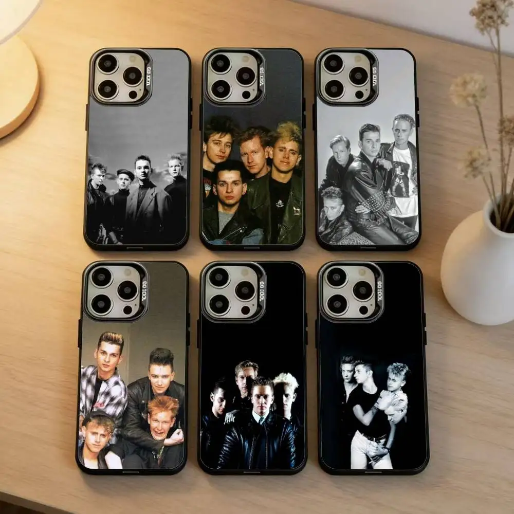 

Band D-Depeche M-Mode Phone Case For iPhone17, 16,15,14,13,12 Pro Max Black Candy Matte Shockproof Cover