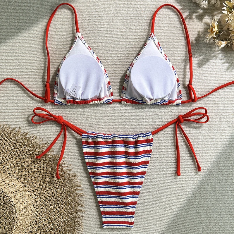 مثير طقم بيكيني صغير رفع قطعتين ملابس السباحة ملابس للنساء شريط ثوب السباحة النساء Biquine Brasileiro Куابالنليك Жensky