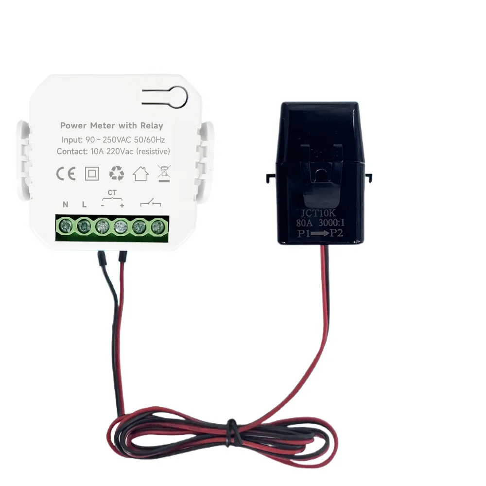 

Intelligent transformer 80A single-phase dual-phase metering 10A dry touchpoint on-off solar energy