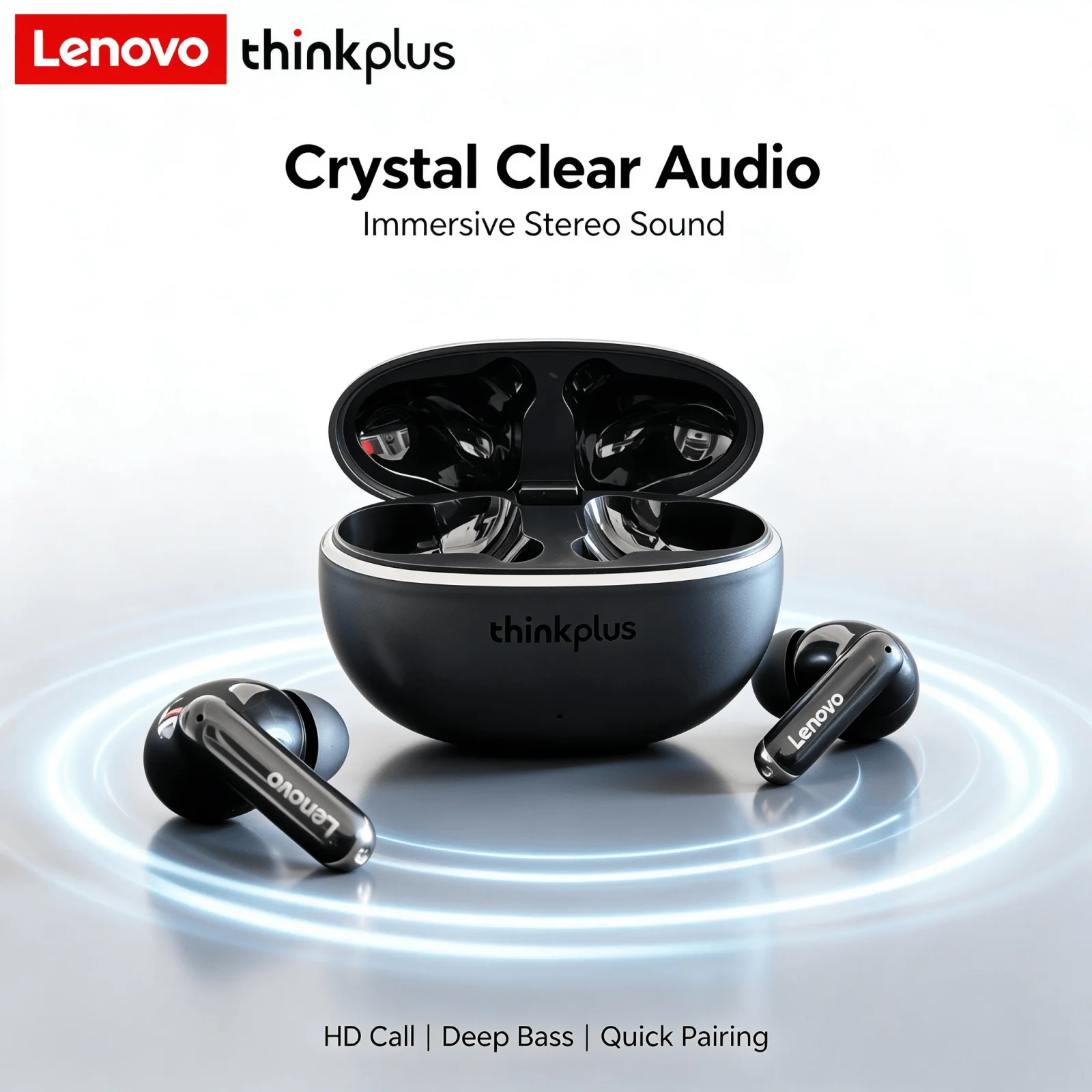 Lenovo XT88 TWS Ohrhörer Bluetooth-Headset Earpods Doppelmikrofon Geräuschunterdrückung Leichtgewichtige Komfortable Ohrhörer