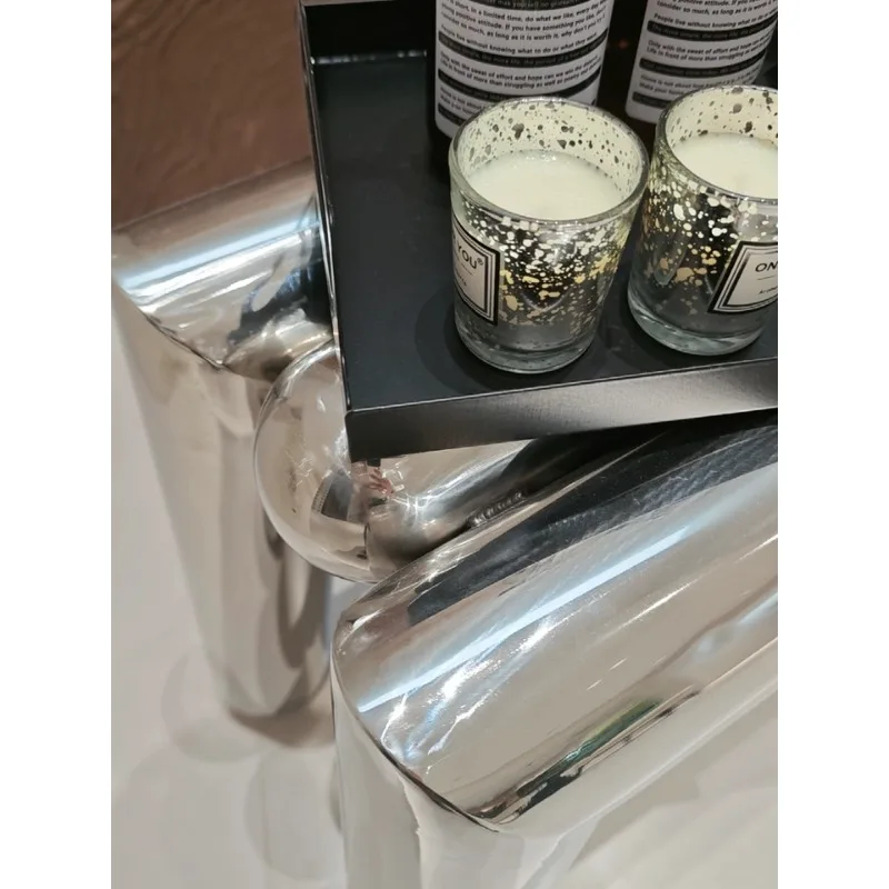 Stainless Steel Shoe Stool, Mobile Living Room Shelf, Tea Table, Hallway Low Stools, Bedroom Makeup Chair, Movable Furniture