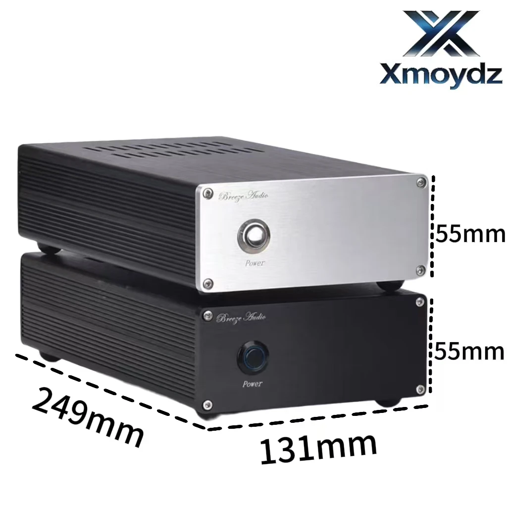 

131*55*249mm All-aluminum HiFi Audio Chassis Case Enclosure Housing Shell Box, DIY Fever Sound Amplifier, Internal 120*49*240mm