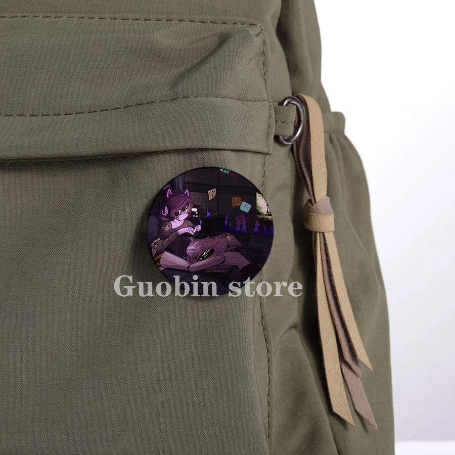 Murder Drones Anime Button Pin Little Robot TESSA UZI N J Funny Brooch Badge Bag Decor Accessories Fans Collect Child Gifts