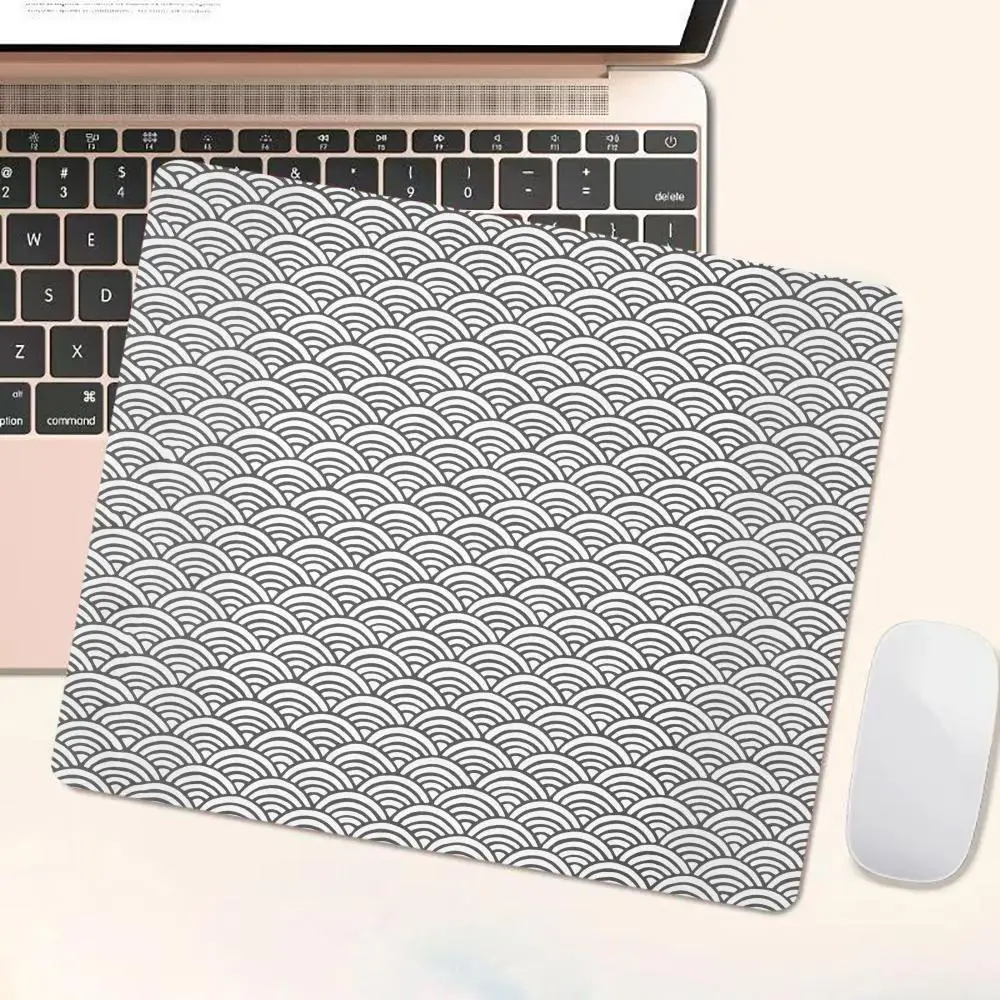

Коврик для мыши Wave Art 22X18, большой квадратный коврик для компьютерного офиса, настольные коврики, резиновые противоскользящие коврики для мыши, небольшой декоративный коврик для стола