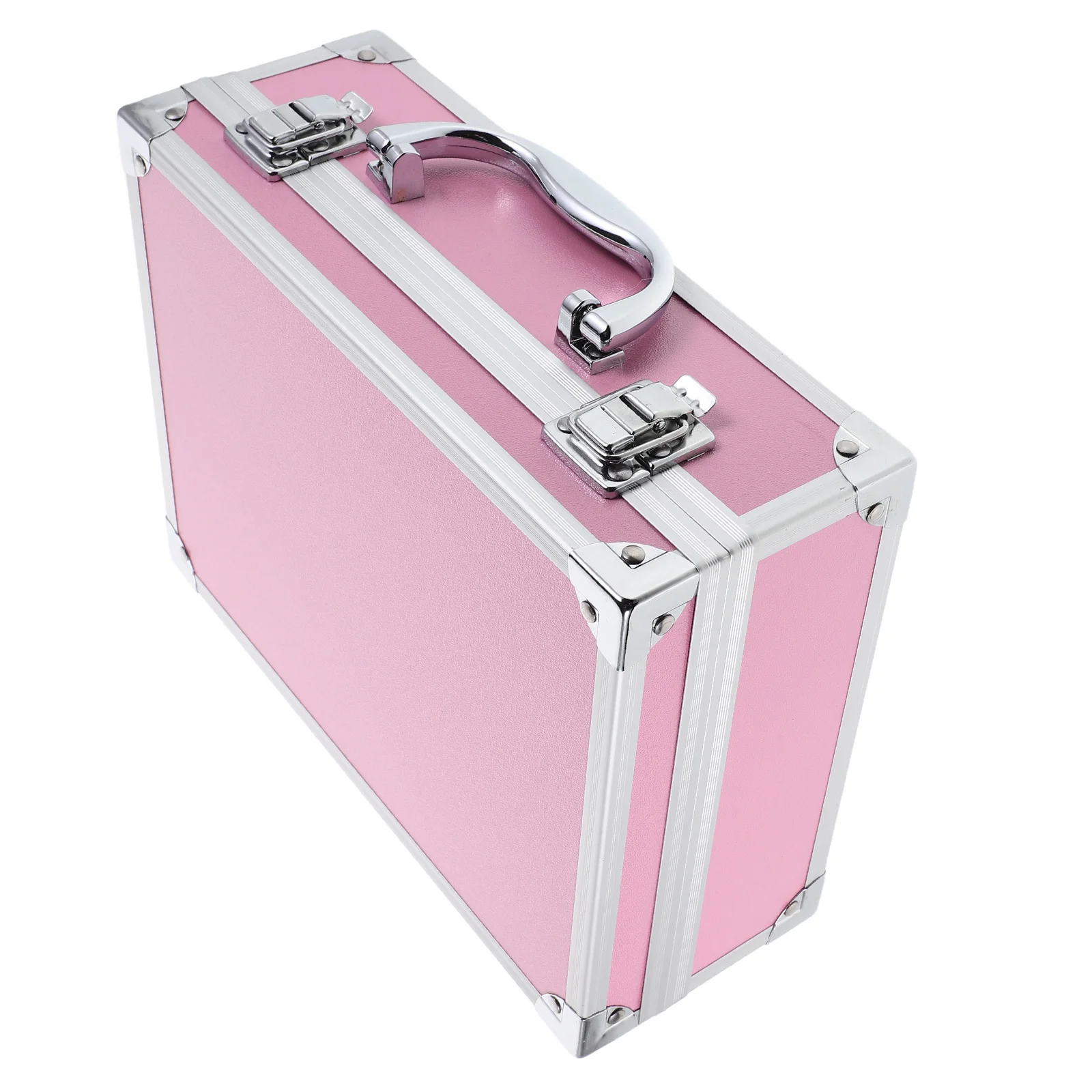 

Multifunctional Tool Storage Case Aluminum Alloy Portable Organizer Pink Travel Large Capacity Make Up Box Medical Case Tools