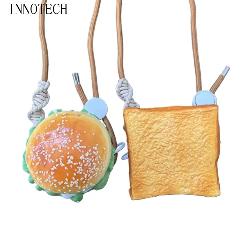 

Simulated Plush Phone Back Clip Hamburger Cheese Plush Doll Phone Back Clip Portable Bread Phone Back Clip Strap Girls Gift