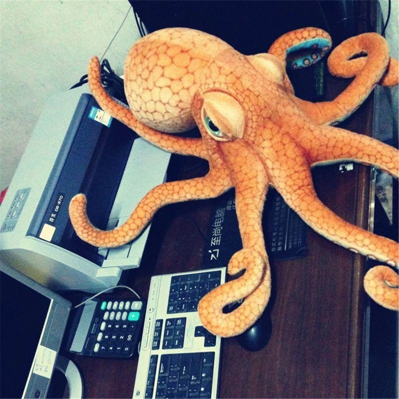 Handcrafts Super Realistic Animal Octopus Novelty Children Room Sofa Decoration 15UB