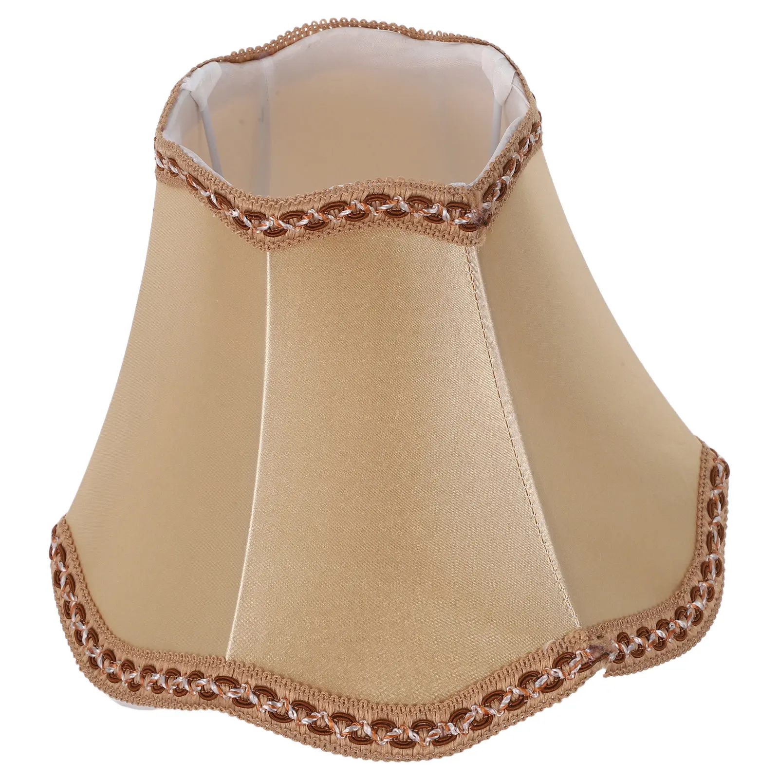 European Style Fabric Bell Lamp Shade Small Size 5 Tops X 10 Bottom X 8 High Table Floor Wall Lamps Living Room Bedroom