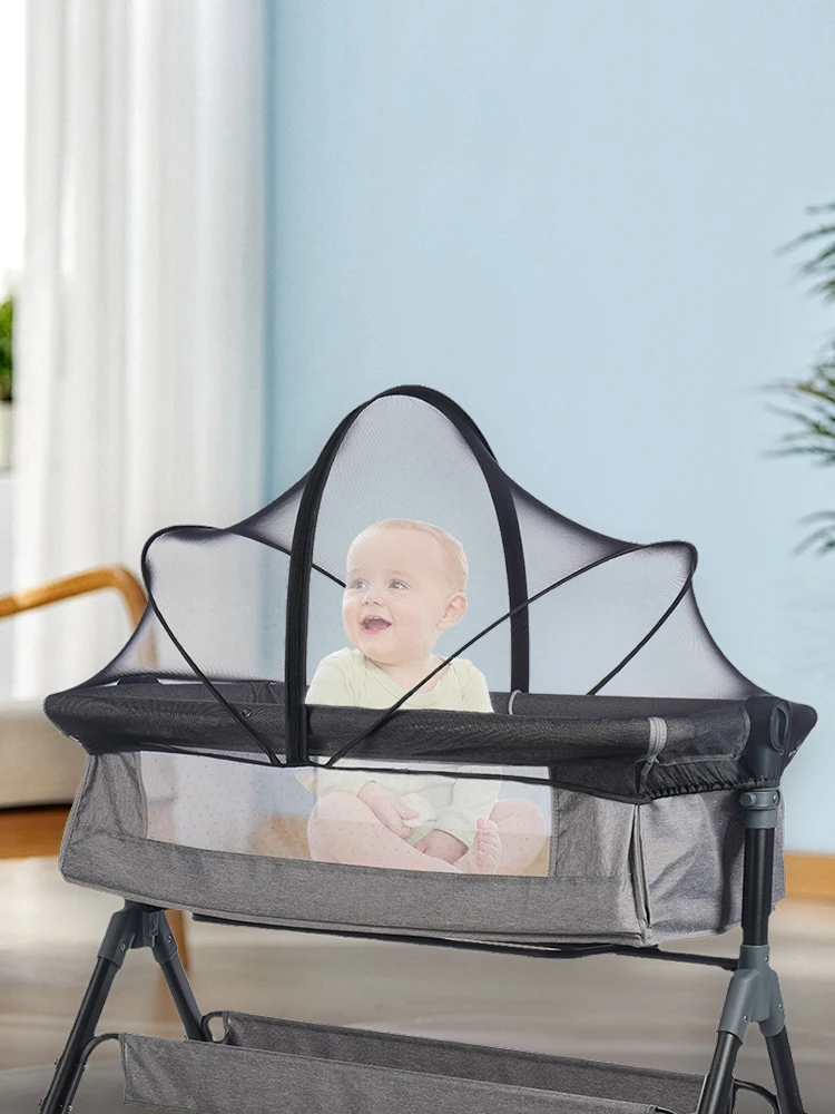 Baby Mosquito Net Tent Breathable Foldable Mosquito Net Bassinet Mosquito Net Cover for Travel Crib/Playpen