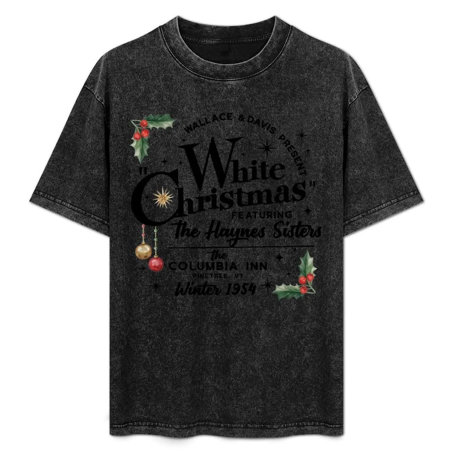 White Christmas Columbia Inn T-Shirt tees valentines clothes essential t shirt plus size tops mens graphic t-shirts big and tall