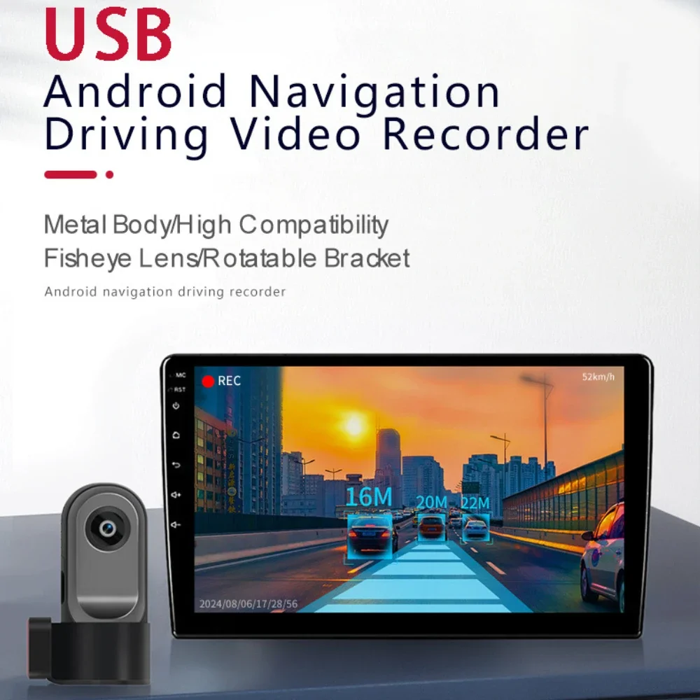 New HD USB Android Dash Cam Universal invisible driving recorder dash cam car recorder ADAS for Car DVR Camera Video Recorder