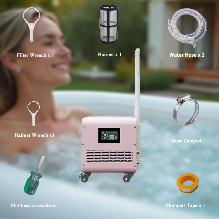 

OMNI 2025 Водяной охладитель 0C/32F, портативный, с автоматическим дистанционным управлением, экологичный, малошумный, высокопроизводительный, для восстановления спортсменов в тренажерном зале