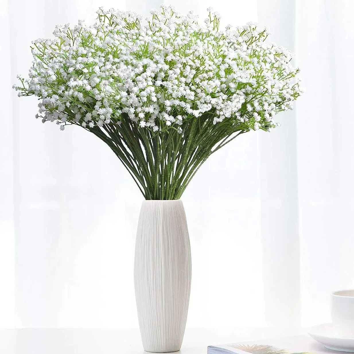 1Pcs 63cm Babies Breath Artificial Flowers Plastic Gypsophila DIY Floral Bouquets For Handmade Wedding Party Home Decoration