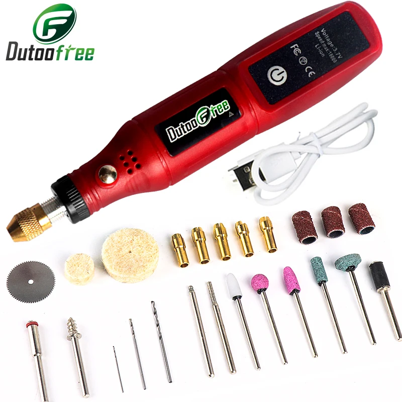 USB Cordless Drill Mini Wireless Engraving Polishing Pen Fixed Speed Electric Drill For Jewelry Metal Dremel Tools Dust Drilling